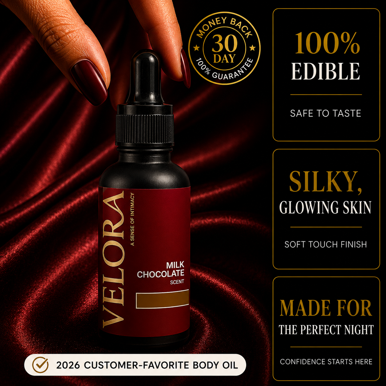 Biscuit Edible Body Oil