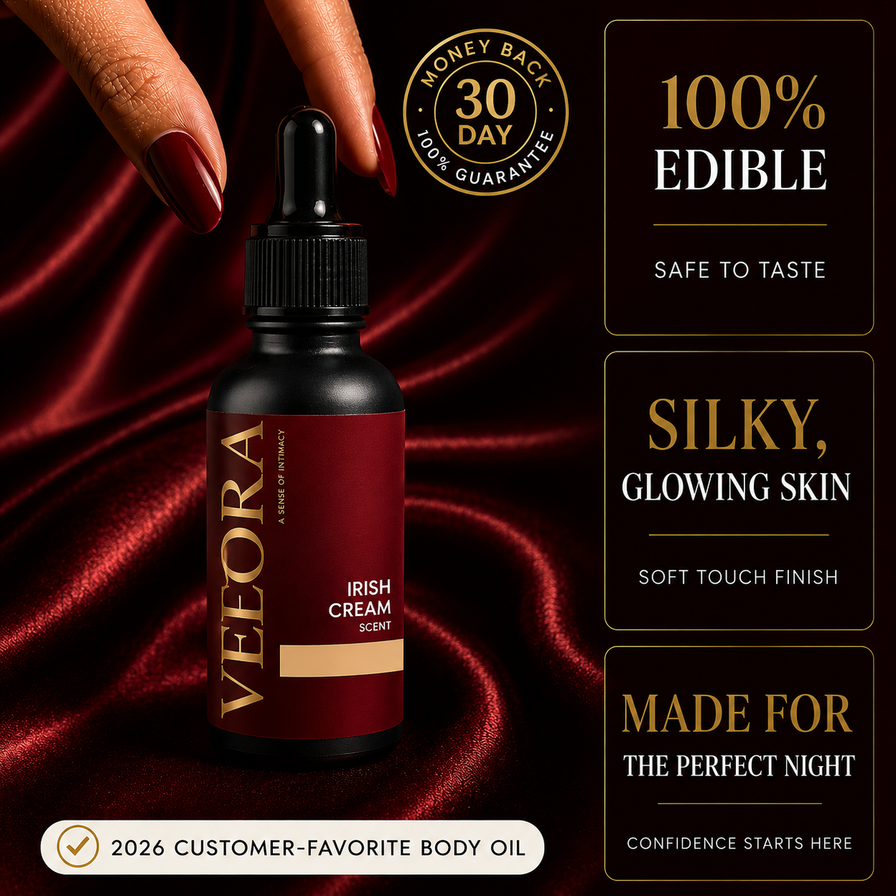 Irish Cream Edible Body Oil