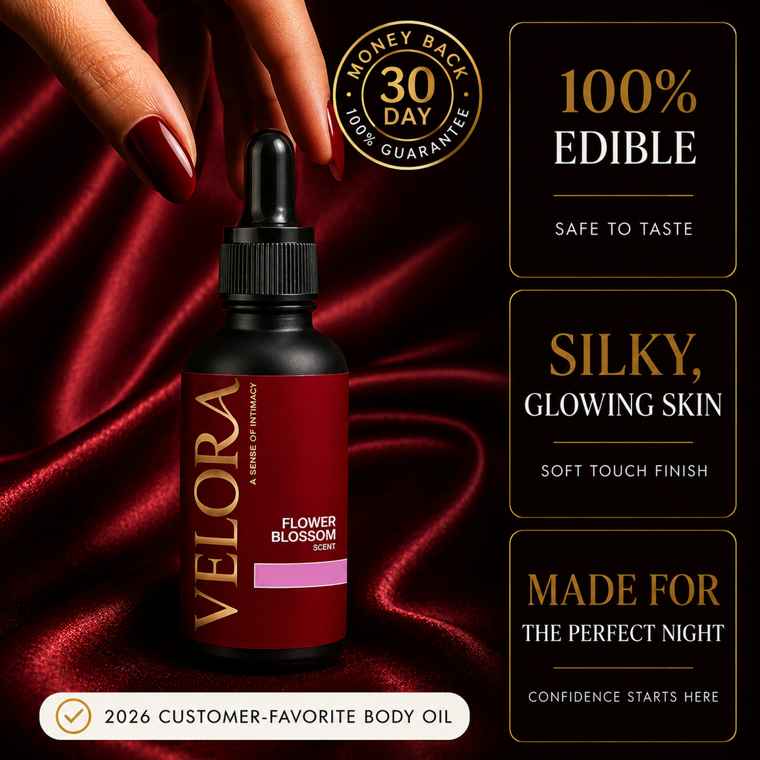 Flower Blossom Edible Body Oil