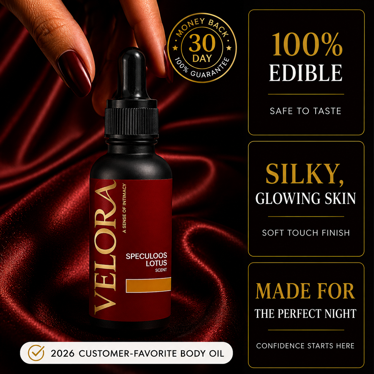 Speculoos Lotus Edible Body Oil