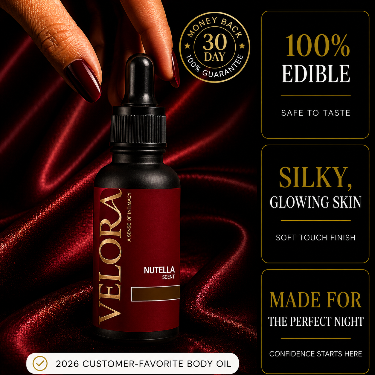Nutella Edible Body Oil