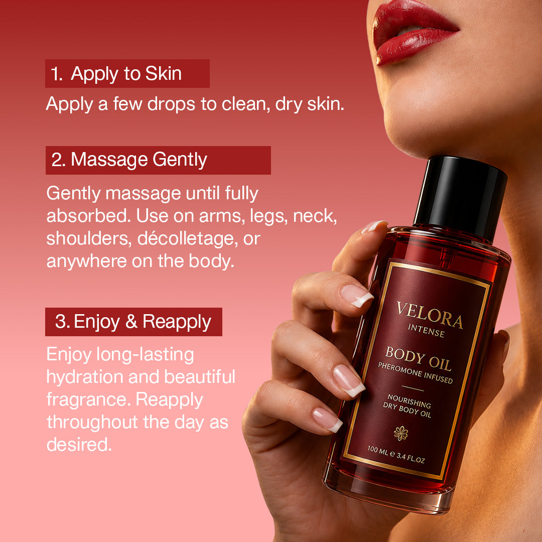 Vanilla Intense Body Oil (Pheromone Infused)