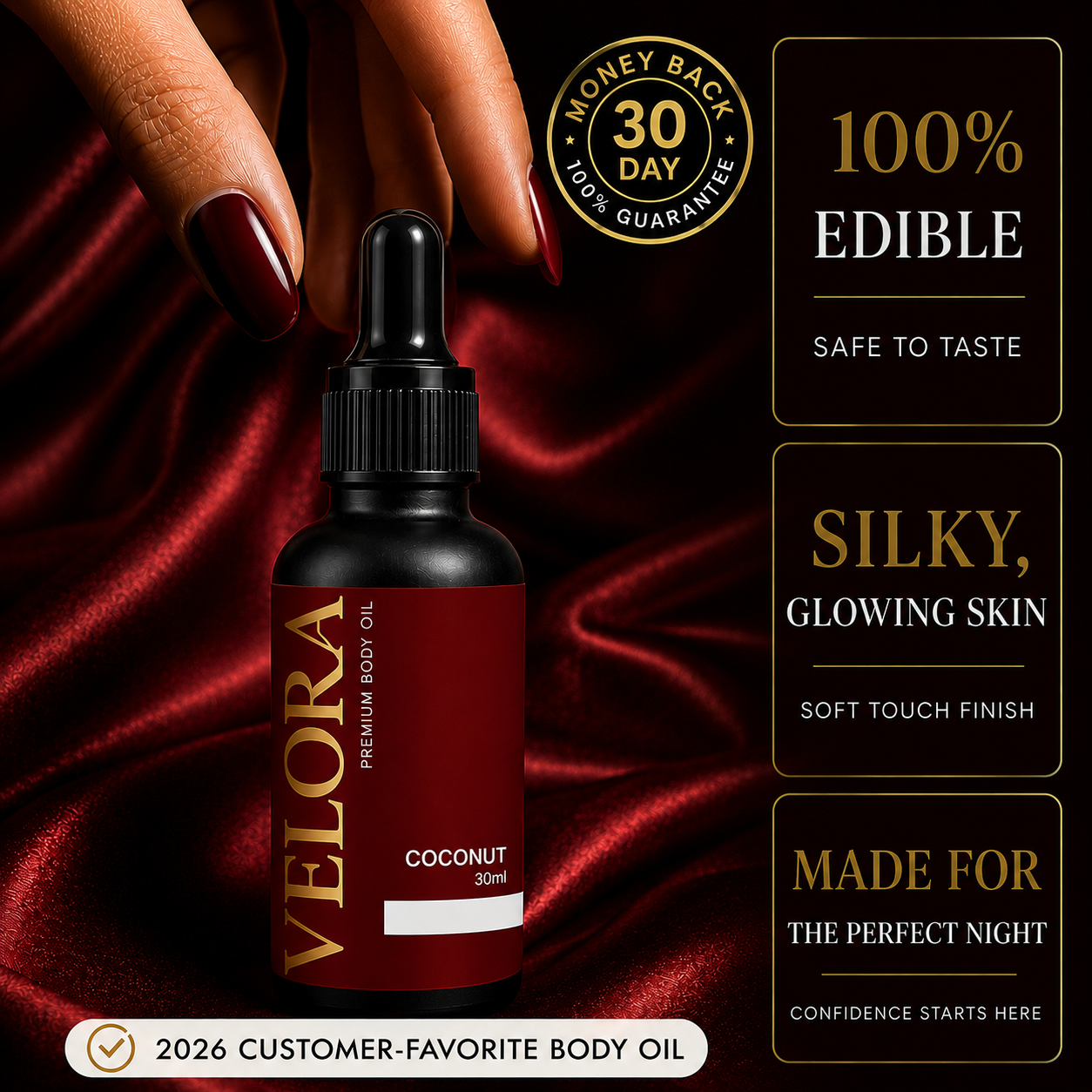Coconut Edible Body Oil