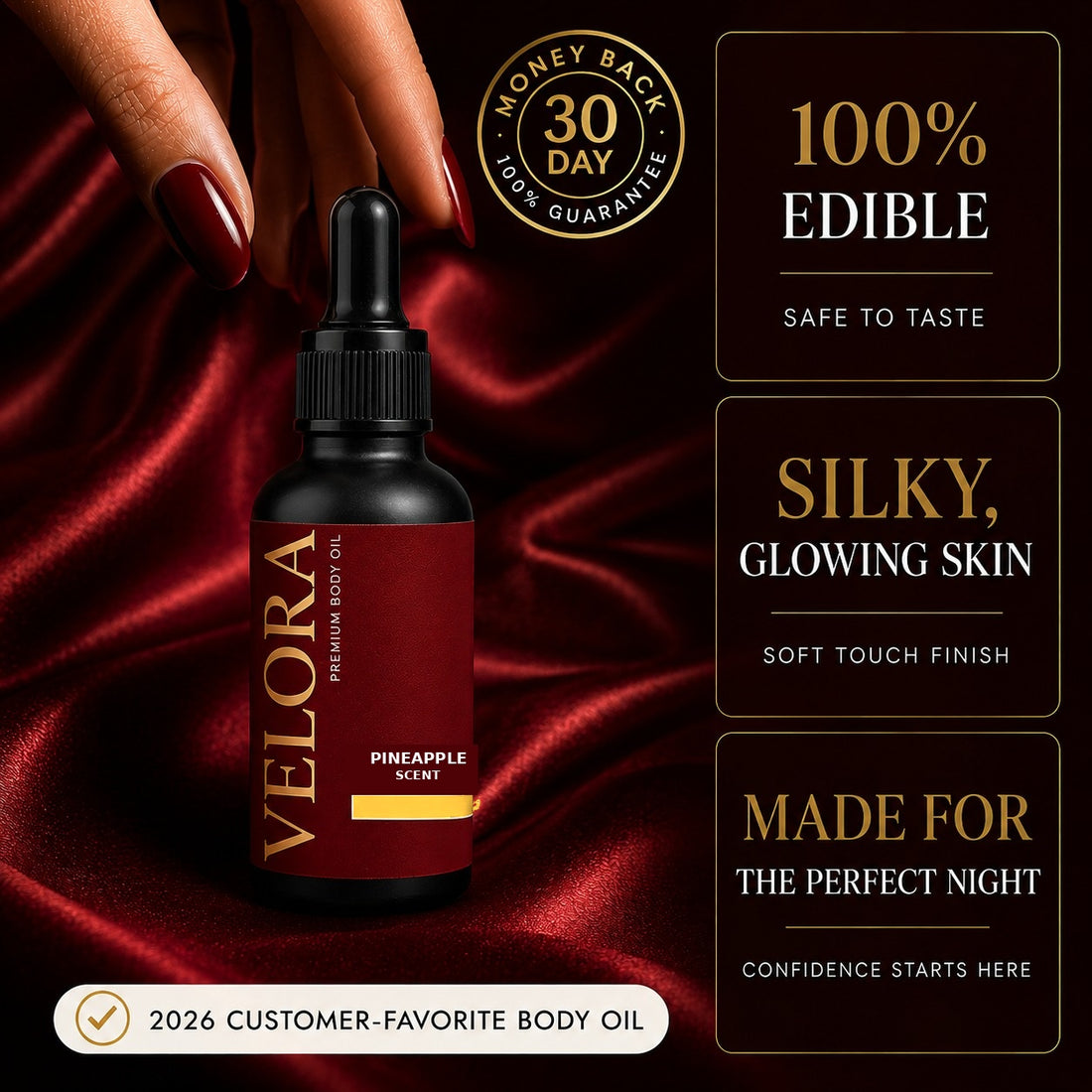 Pineapple Edible Body Oil