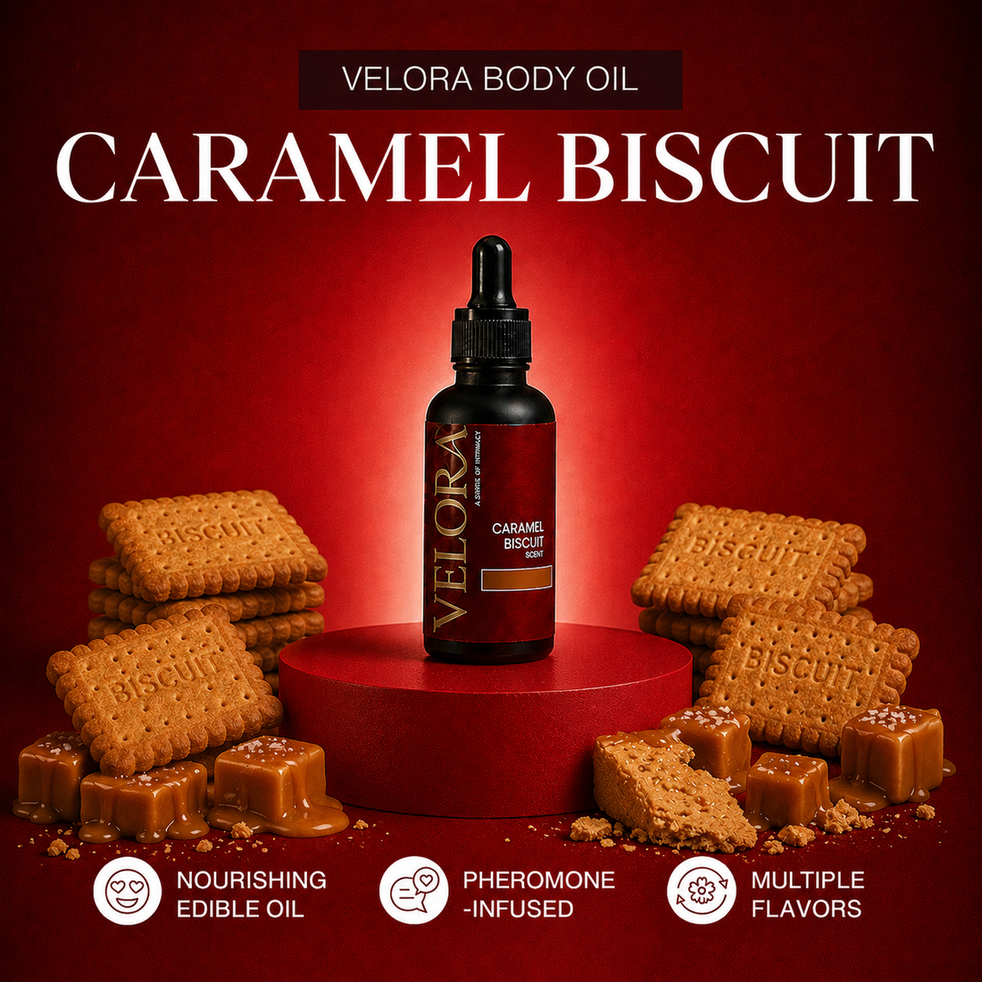 Caramel Biscuit Edible Oil